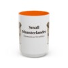 15oz-small-munsterlander-mug-latin-orange 15oz Small Munsterlander Latin Mug, Orange, front view