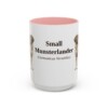 15oz-small-munsterlander-mug-latin-pink 15oz Small Munsterlander Latin Mug, Pink, front view