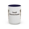 15oz Small Munsterlander Mug, Navy, front view
