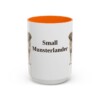 15oz Small Munsterlander Mug, Orange, front view