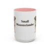 15oz Small Munsterlander Mug, Pink, front view