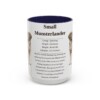 15oz Small Munsterlander Mug, Navy, front view