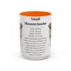 15oz Small Munsterlander Mug, Orange, front view