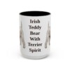 15oz-soft-coated-wheaten-terrier-mug-humor-black-front 15oz Funny Soft Coated Wheaten Terrier Mug, Black, front view