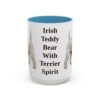 15oz-soft-coated-wheaten-terrier-mug-humor-light-blue 15oz Funny Soft Coated Wheaten Terrier Mug, Light Blue, front view
