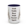15oz-soft-coated-wheaten-terrier-mug-humor-navy 15oz Funny Soft Coated Wheaten Terrier Mug, Navy, front view