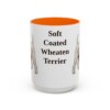 15oz-soft-coated-wheaten-terrier-mug-orange 15oz Soft Coated Wheaten Terrier Mug, Orange, front view