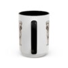 15oz Soft Coated Wheaten Terrier Mug, Black, back view