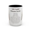 15oz Soft Coated Wheaten Terrier Mug, Black, front view