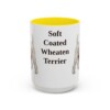 15oz-soft-coated-wheaten-terrier-mug-yellow 15oz Soft Coated Wheaten Terrier Mug, Yellow, front view