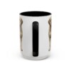 15oz Spanish Water Dog Mug, Black, back view