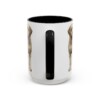 15oz Funny Spanish Water Dog Mug, Black, back view