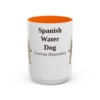 15oz-spanish-water-dog-mug-latin-orange 15oz Spanish Water Dog Latin Mug, Orange, front view