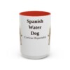15oz-spanish-water-dog-mug-latin-red 15oz Spanish Water Dog Latin Mug, Red, front view