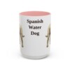 15oz Spanish Water Dog Mug, Pink, front view
