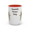 15oz Spanish Water Dog Mug, Red, front view