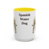 15oz Spanish Water Dog Mug, Yellow, front view