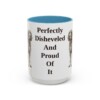 15oz Funny Spinone Italiano Mug, Light Blue, front view