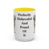 15oz Funny Spinone Italiano Mug, Yellow, front view