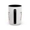 15oz Spinone Italiano Dog Mom Mug, Black, back view