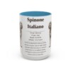 15oz Spinone Italiano Mug, Light Blue, front view