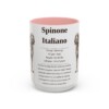 15oz Spinone Italiano Mug, Pink, front view
