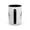 15oz Springador Mug, Black, back view