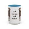 15oz-springador-mug-humor-light-blue 15oz Funny Springador Mug, Light Blue, front view