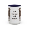 15oz-springador-mug-humor-navy 15oz Funny Springador Mug, Navy, front view
