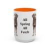 15oz-springador-mug-humor-orange 15oz Funny Springador Mug, Orange, front view