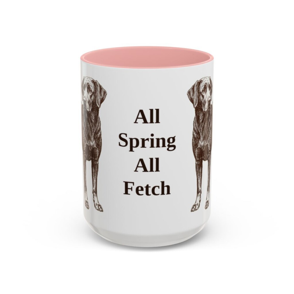 15oz-springador-mug-humor-pink 15oz Funny Springador Mug, Pink, front view
