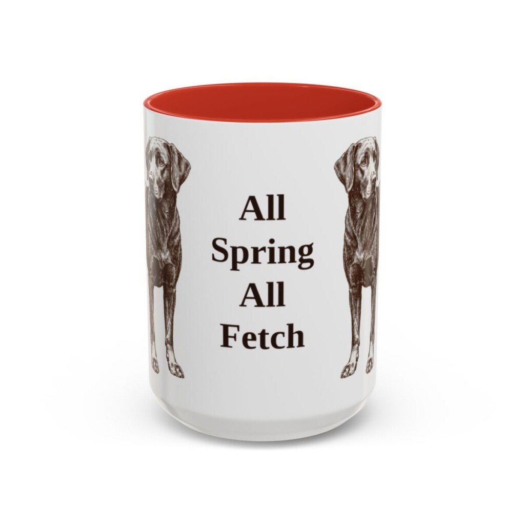 15oz-springador-mug-humor-red 15oz Funny Springador Mug, Red, front view