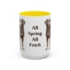 15oz-springador-mug-humor-yellow 15oz Funny Springador Mug, Yellow, front view