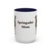 15oz-springador-mug-mom-navy 15oz Springador Dog Mom Mug, Navy, front view
