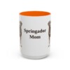 15oz-springador-mug-mom-orange 15oz Springador Dog Mom Mug, Orange, front view