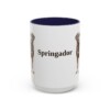 15oz Springador Mug, Navy, front view