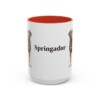 15oz Springador Mug, Red, front view