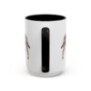 15oz Springador Mug, Black, back view