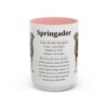 15oz Springador Mug, Pink, front view