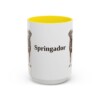 15oz Springador Mug, Yellow, front view