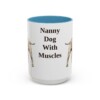 15oz Funny Staffordshire Bull Terrier Mug, Light Blue, front view