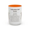15oz-staffordshire-bull-terrier-mug-writeup-orange 15oz Staffordshire Bull Terrier Mug, Orange, front view