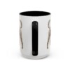 15oz Standard Poodle Dog Mom Mug, Black, back view