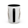 15oz Standard Poodle Mug, Black, back view