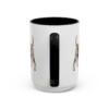15oz Standard Schnauzer Mug, Black, back view