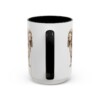 15oz Sussex Spaniel Dog Dad Mug, Black, back view