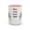 15oz-sussex-spaniel-mug-humor-pink 15oz Funny Sussex Spaniel Mug, Pink, front view