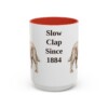 15oz-sussex-spaniel-mug-humor-red 15oz Funny Sussex Spaniel Mug, Red, front view