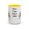 15oz-sussex-spaniel-mug-humor-yellow 15oz Funny Sussex Spaniel Mug, Yellow, front view