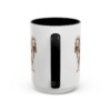 15oz Sussex Spaniel Latin Mug, Black, back view
